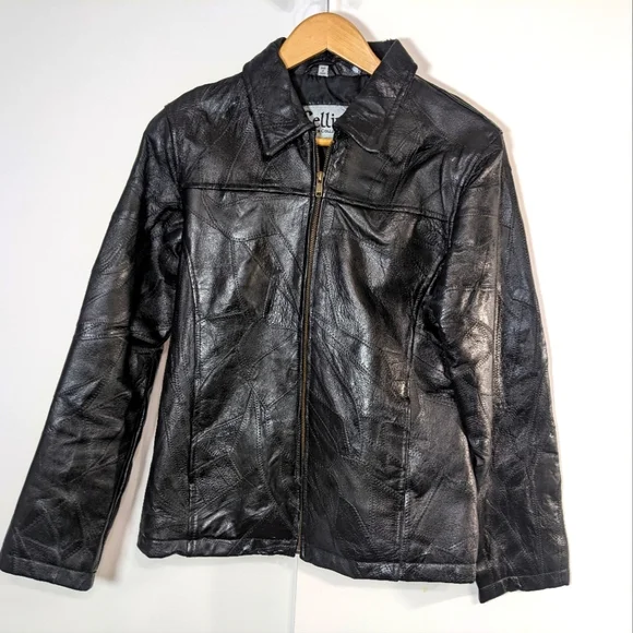 Cellini | Jackets & Coats | Cellini Leather Jacket | Poshmark
